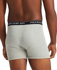 Polo Ralph Lauren Men's 3-Pack Big & Tall Cotton Boxer Briefs