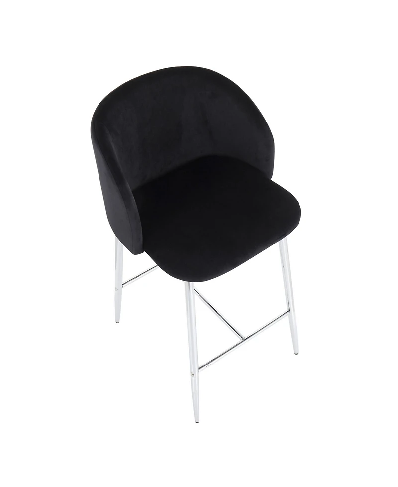Fran Contemporary Counter Stool, Set of 2