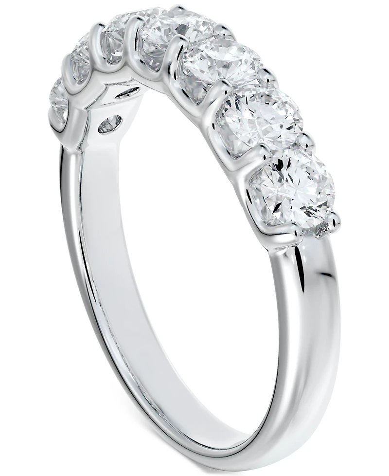 Portfolio by De Beers Forevermark Diamond Seven Stone Diamond Band (3/4 ct. t.w.) in 14k White Gold