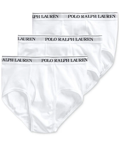 Polo Ralph Lauren Men's 3-Pack Big & Tall Cotton Briefs