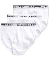 Polo Ralph Lauren Men's 3-Pack Big & Tall Cotton Briefs