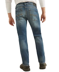 Guess Men's Eco Mateo Medium Wash Relaxed Jeans