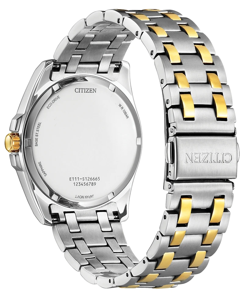 Citizen Eco-Drive Men's Corso Two-Tone Stainless Steel Bracelet Watch 41mm