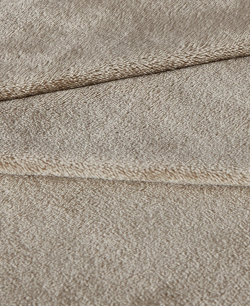 Kenneth Cole Reaction Solid Ultra Soft Plush Blanket
