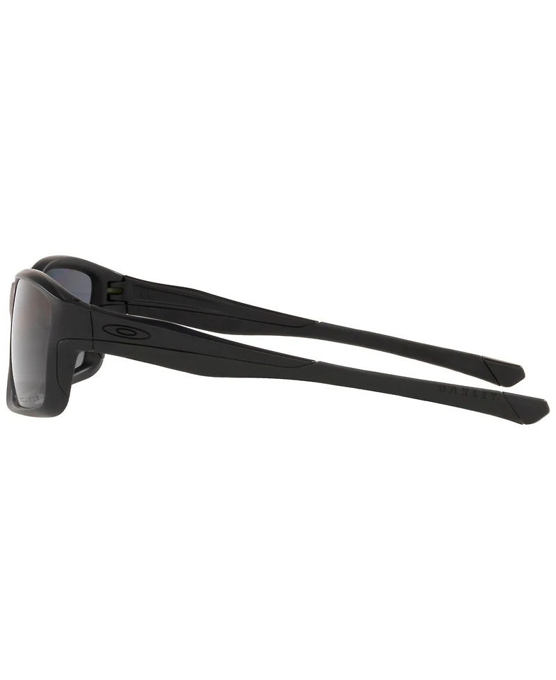 Oakley Men's Rectangle Sunglasses, OO9247 57 Chainlink