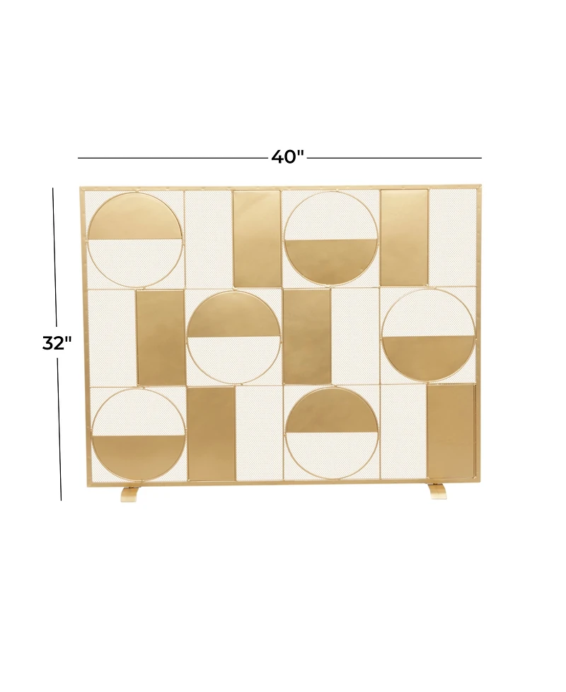 Contemporary Fireplace Screen