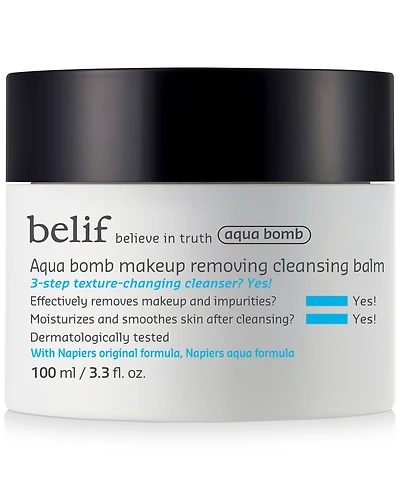 belif Aqua Bomb Makeup Removing Cleansing Balm