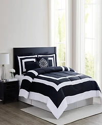 London Fog Rayne's 5 Piece Comforter Set, Queen