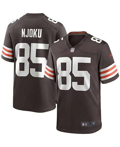 Men's David Njoku Brown Cleveland Browns Game Player Jersey