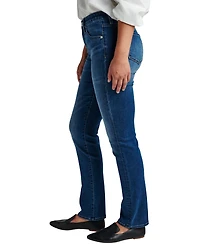 Jag Women's Ruby Comfort Stretch Mid Rise Straight Jeans