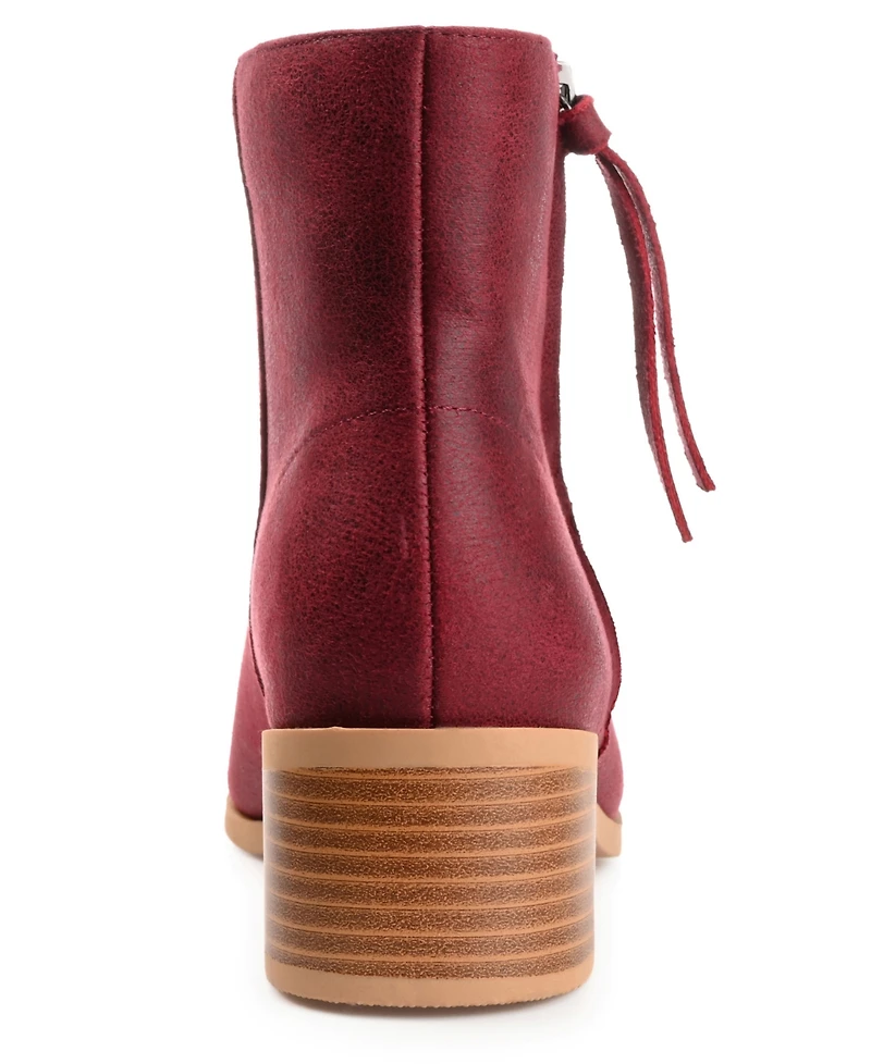 Journee Collection Women's Sadiya Pointed Toe Booties