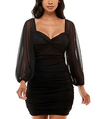 B Darlin Juniors' Ruched Bodycon Dress