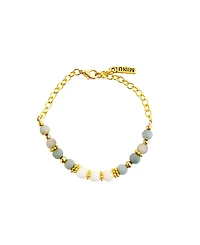 Women's Nurelle Ain Bracelet with Amazonite and White Jade Beads