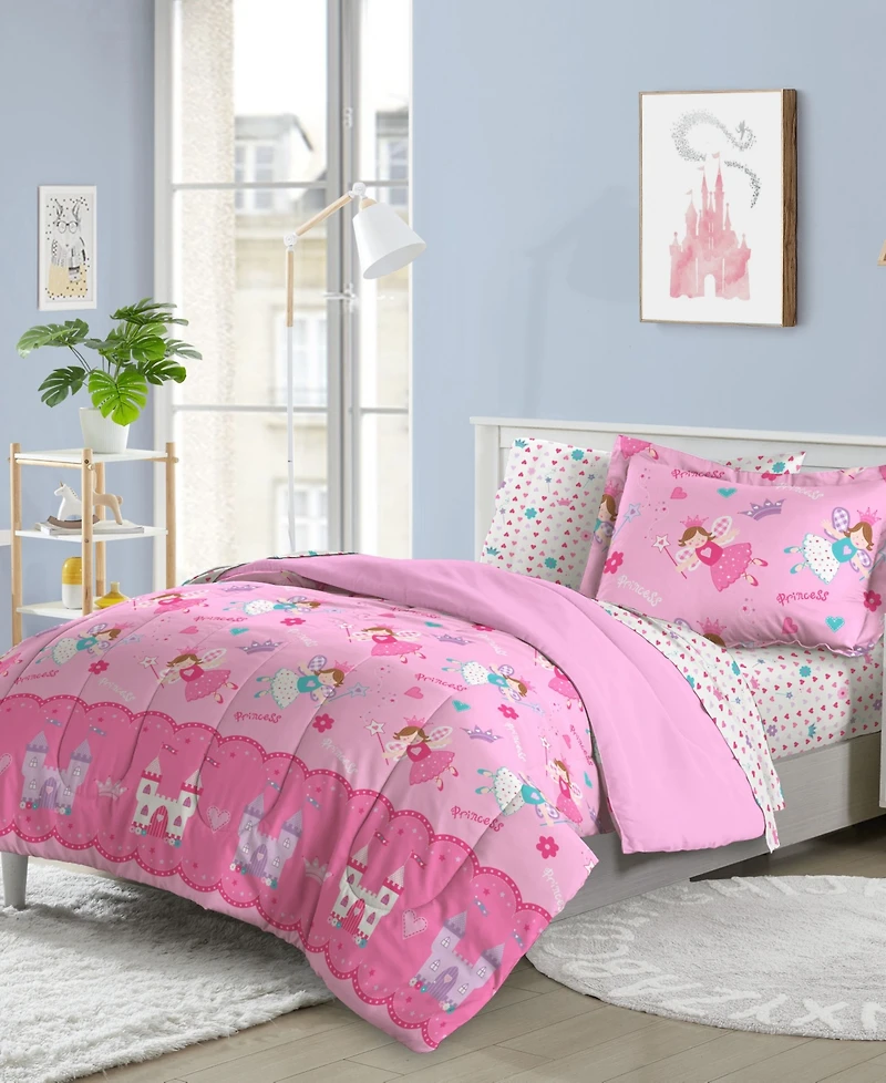 Dream Factory Kids Magical Princess Comforter Set, Twin