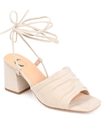 Journee Collection Women's Felisity Ruched Sandals
