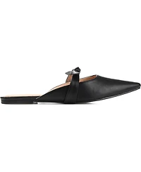 Journee Collection Women's Missie Bow Strap Mules