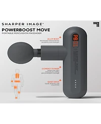 Sharper Image Powerboost Move Deep Tissue Travel Percussion Massager