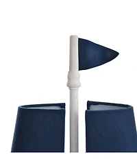 Molded Sail Boat Table Lamp