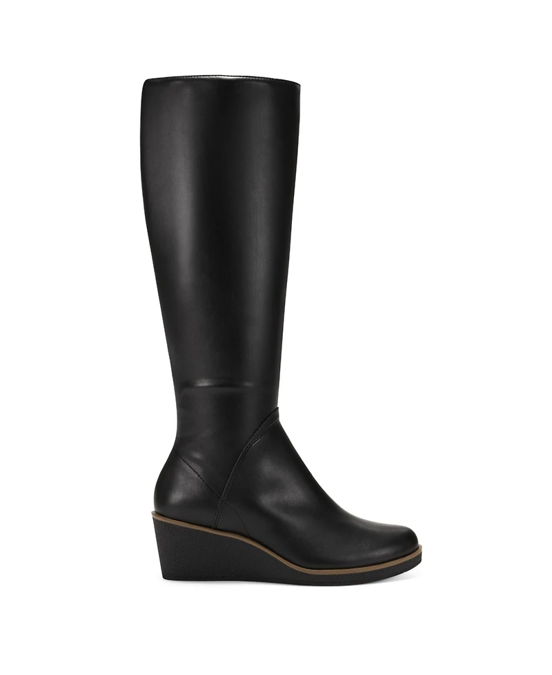 Aerosoles Women's Tall Binocular Regular Calf Wedge Boots