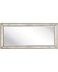 Empire Art Direct Solid Wood Frame Covered with Beveled Antique Mirror Panels