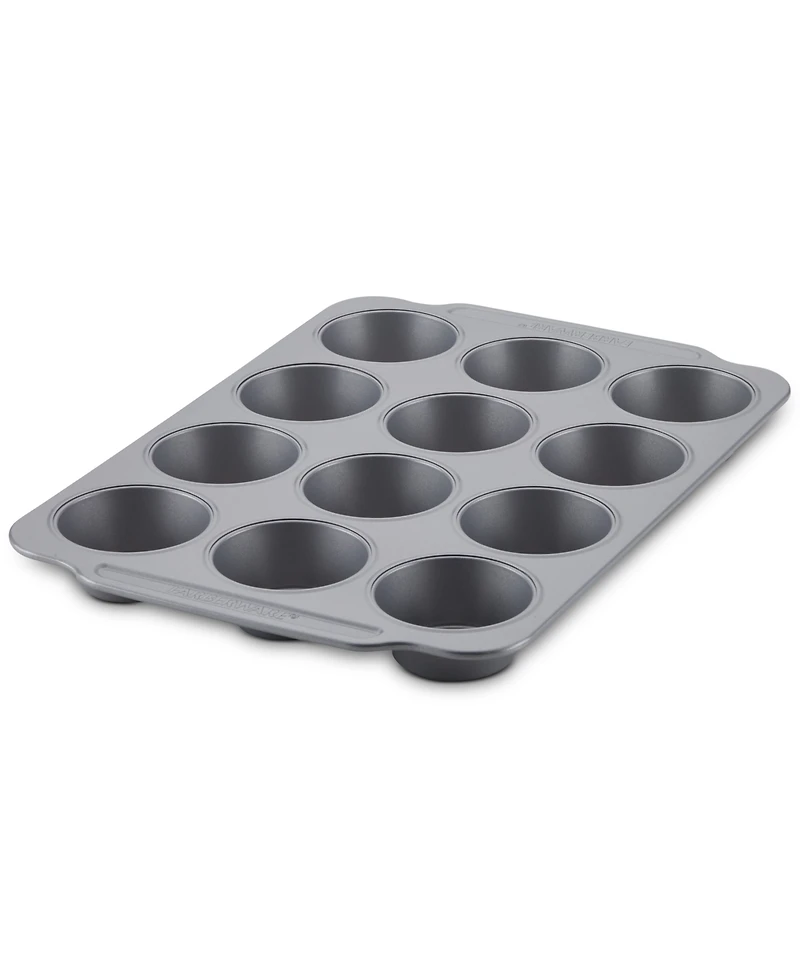 Farberware Nonstick Bakeware Double Batch Muffin and Cupcake Pan Set, 2-Piece