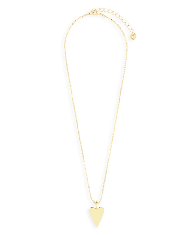 Cameron 14K Gold Plated Heart Charm Pendant Necklace