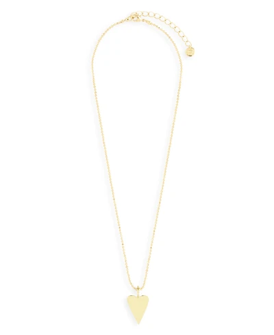 Cameron 14K Gold Plated Heart Charm Pendant Necklace