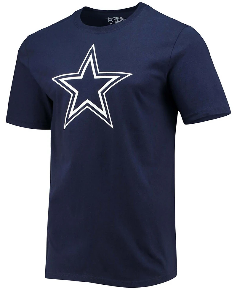 Men's Dak Prescott Navy Dallas Cowboys Player Icon Name and Number T-shirt