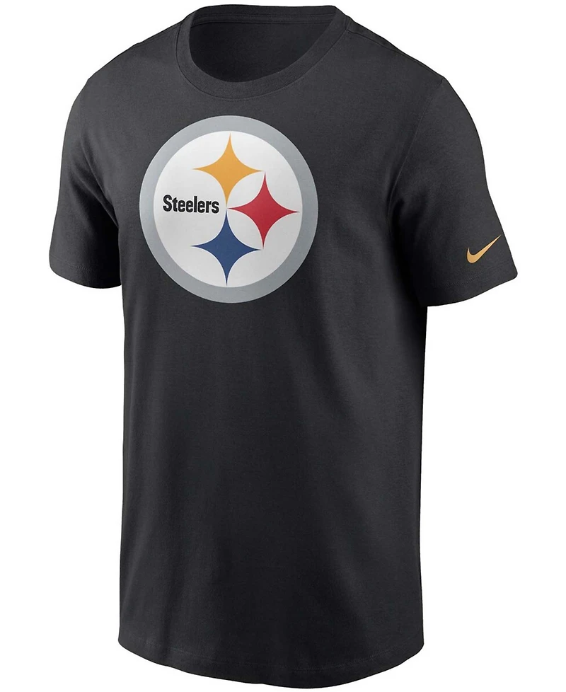Men's Black Pittsburgh Steelers Primary Logo T-shirt