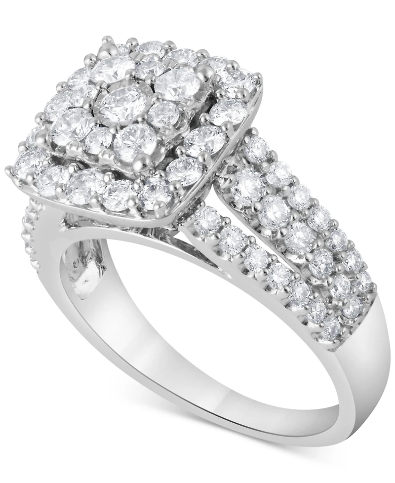 Diamond Bridal Set (2 ct. t.w.) in 14k White Gold