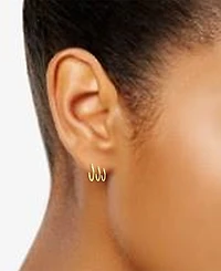 Giani Bernini 3-Pc. Set Polished Round Hoop Earrings, Created for Macy's