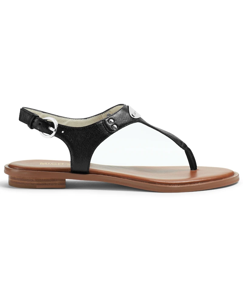 Michael Michael Kors Women's Mk Plate Flat Thong Sandals