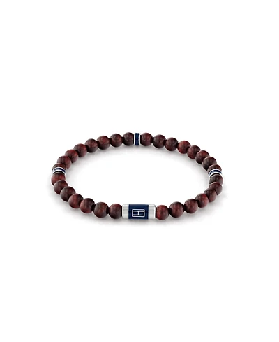 Tommy Hilfiger Men's Brown Wood Bracelet
