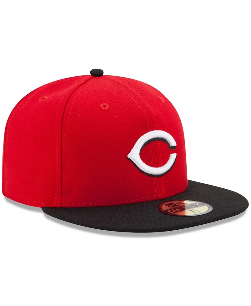 New Era Men's Cincinnati Reds Road Authentic Collection On-Field 59FIFTY Fitted Hat