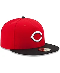 New Era Men's Cincinnati Reds Road Authentic Collection On-Field 59FIFTY Fitted Hat