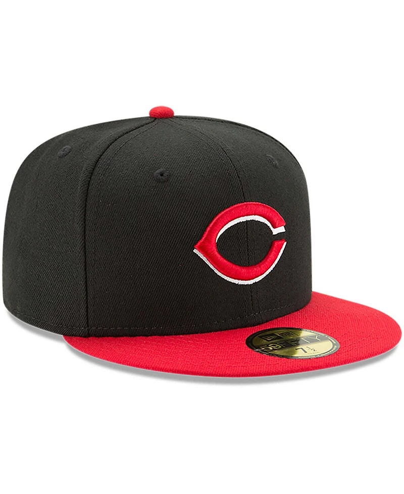 New Era Men's Cincinnati Reds Road Authentic Collection On-Field 59FIFTY Fitted Hat