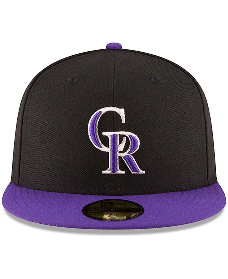 New Era Men's Colorado Rockies Authentic Collection On Field 59FIFTY Structured Cap