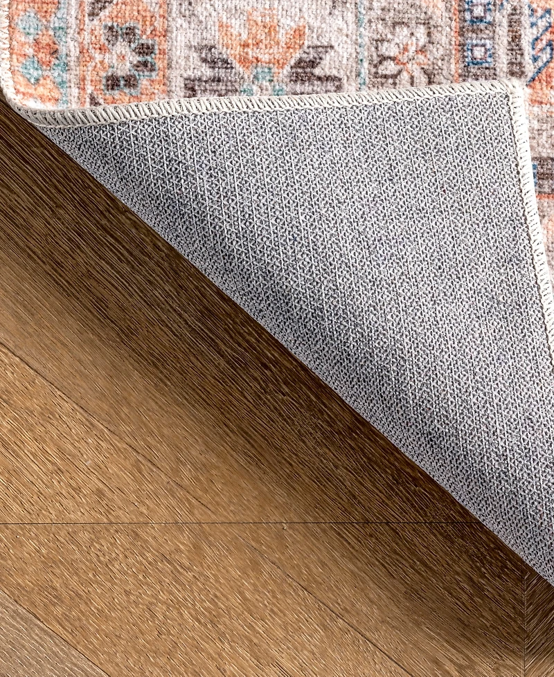 nuLoom Aurora HJAU02A Machine-Washable 5' x 8' Area Rug