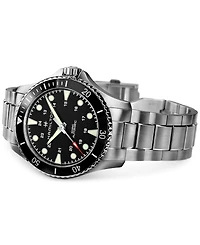 Hamilton Men's Swiss Automatic Khaki Navy Scuba Stainless Steel Bracelet Watch 43mm