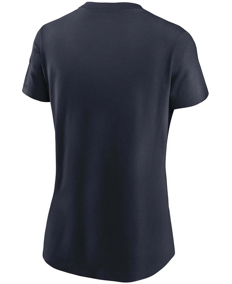 Women's Navy Chicago Bears Logo Essential T-shirt