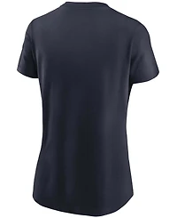 Women's Navy Chicago Bears Logo Essential T-shirt
