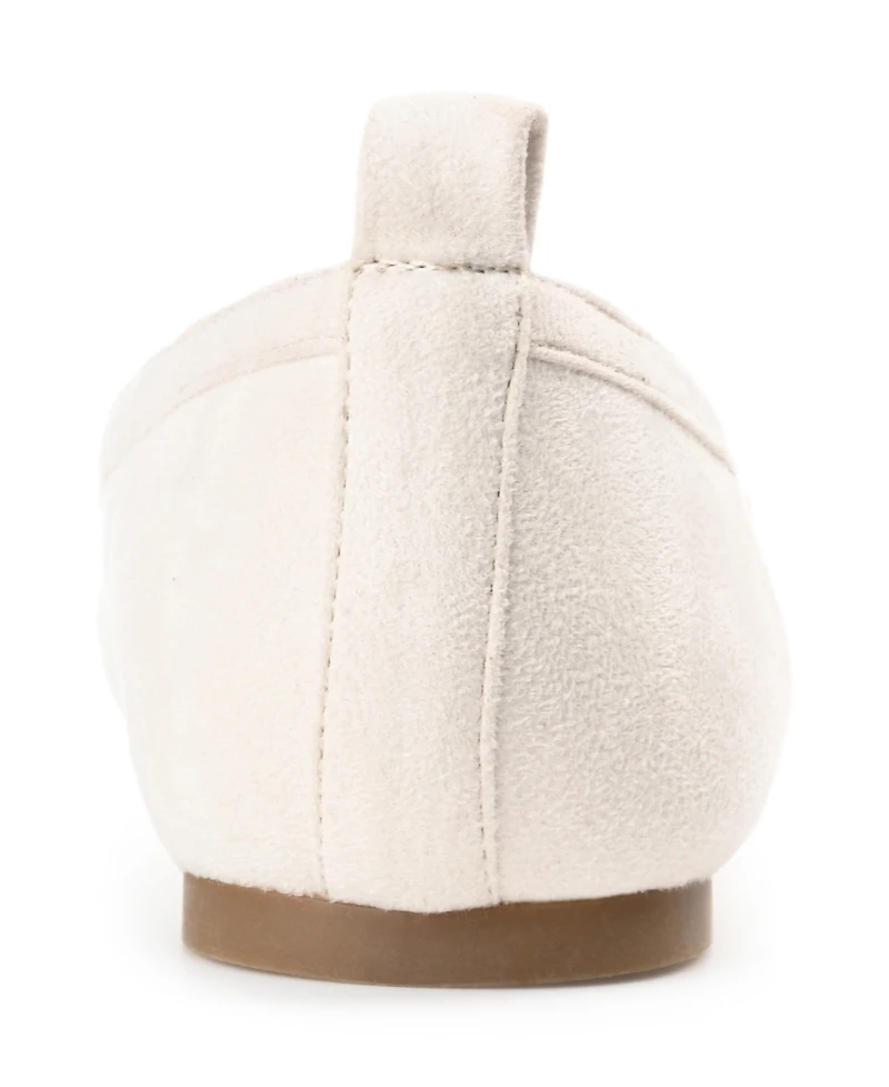 Journee Collection Women's Tannya Ruched Ballet Flats