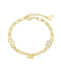 Sterling Forever Women's Melina Charm Bracelet