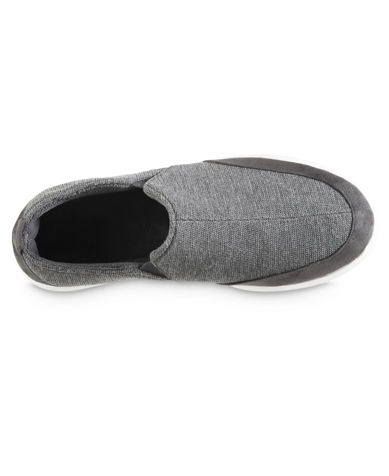 Isotoner Men's Zenz Sport Knit Indoor and Outdoor Slip-On Slipper