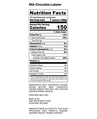 Bixby Chocolate Milk Chocolate Maine Lobster, 1 lb