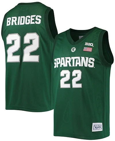 Men's Miles Bridges Green Michigan State Spartans Alumni Commemorative Classic Basketball Jersey
