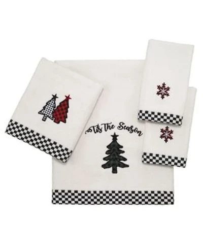 Avanti Tis The Season Holiday Plaid Cotton Bath Towels