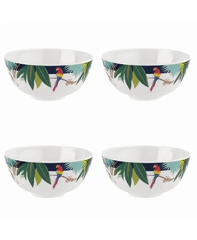 Sara Miller Parrot Bowl, Set of 4
