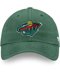 Men's Green Minnesota Wild Core Primary Logo Adjustable Hat