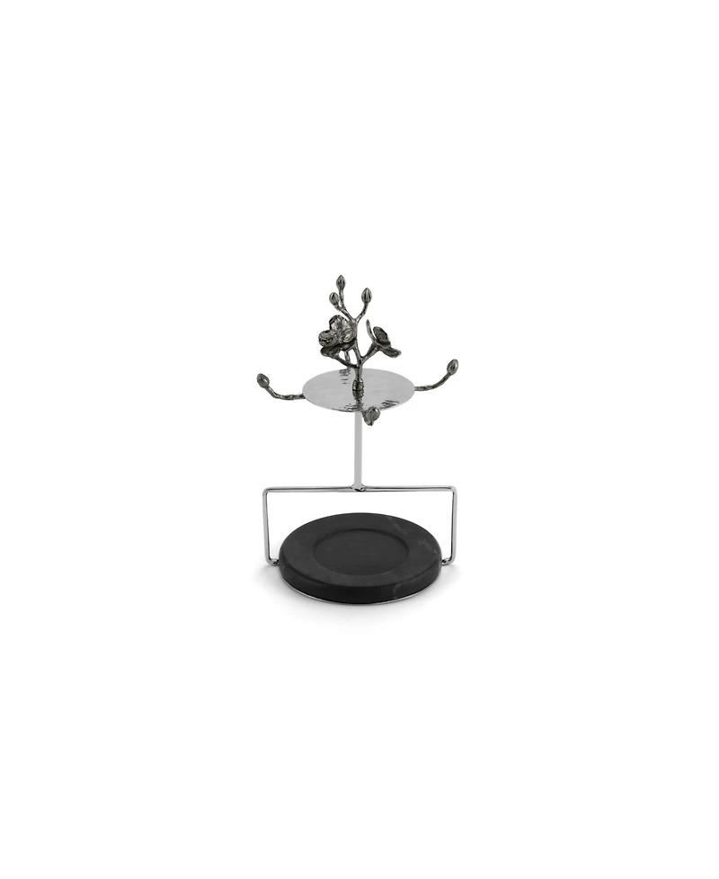 Orchid 9 Piece Demitasse Cups and Stand Set